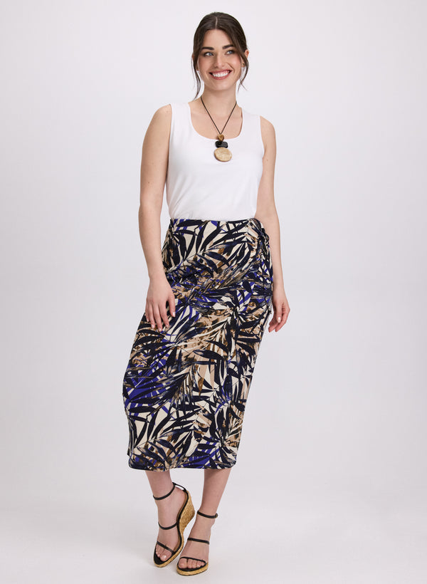 Laura Tropical Wrap Skirt