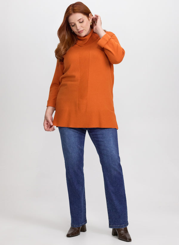Laura Turtleneck Tunic Sweater