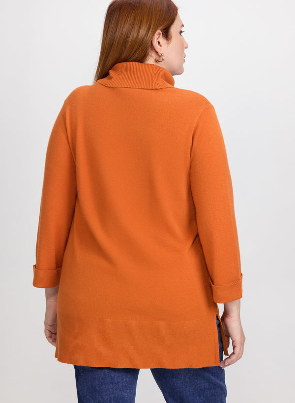 Laura Turtleneck Tunic Sweater