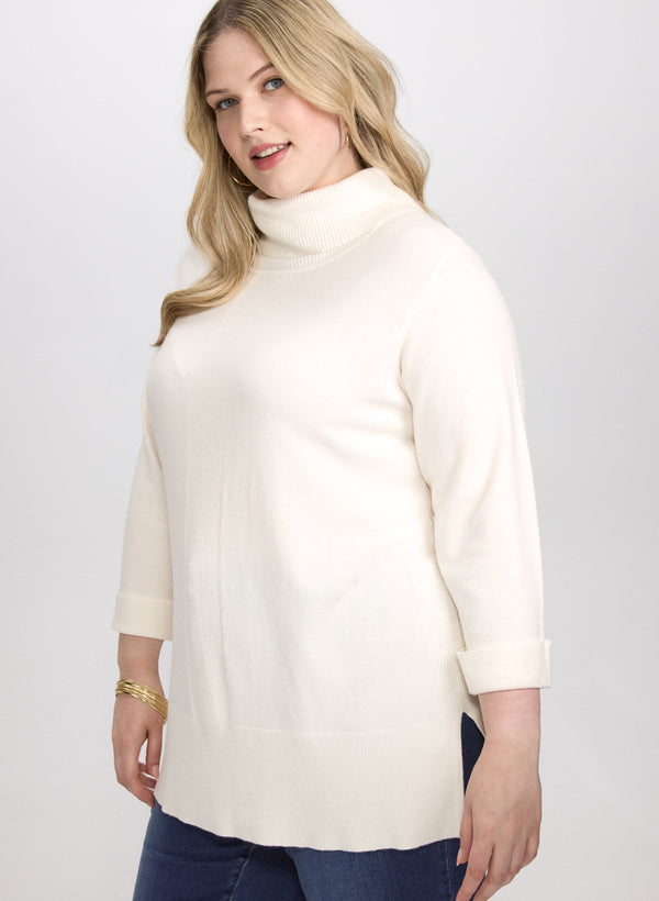 Laura Turtleneck Tunic Sweater