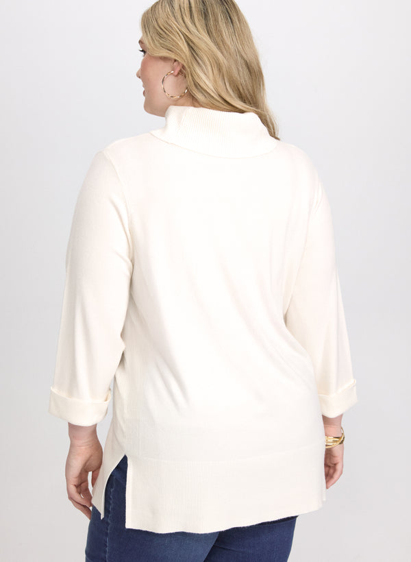 Laura Turtleneck Tunic Sweater
