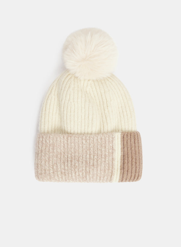 laura Two-Tone Beanie
