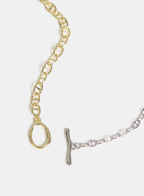 Laura Two-Tone Chain Necklace