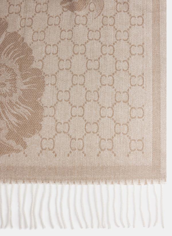 Laura Two-Tone Floral Scarf