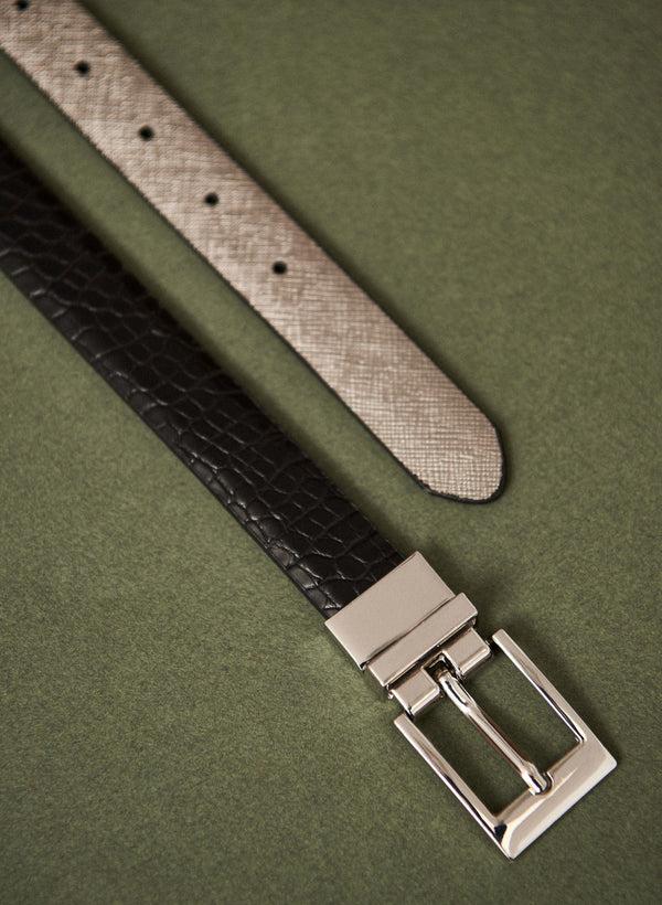 Laura Two Tone Reversible Belt