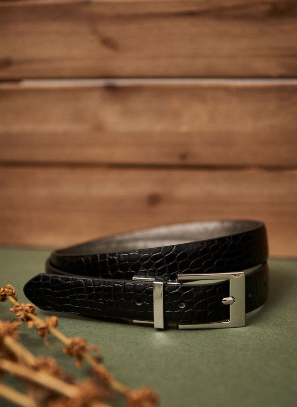 laura Two Tone Reversible Belt