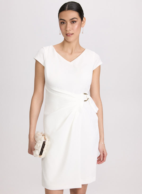 Laura V-Neck Sheath Dress
