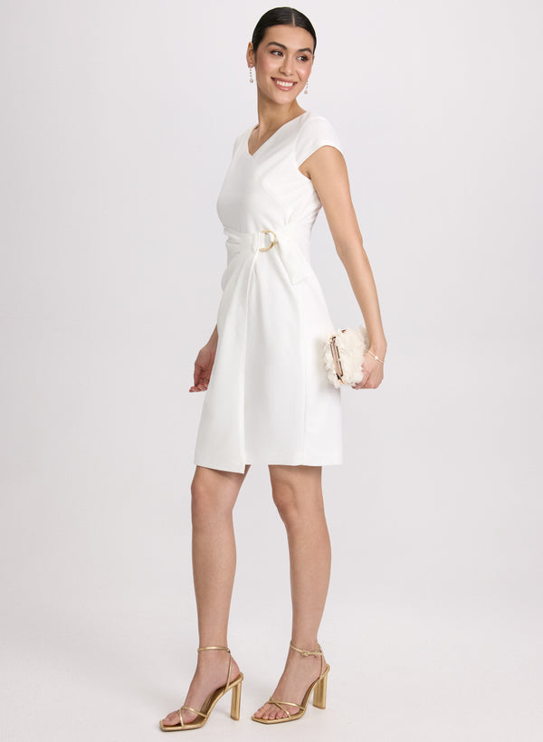 Laura V-Neck Sheath Dress