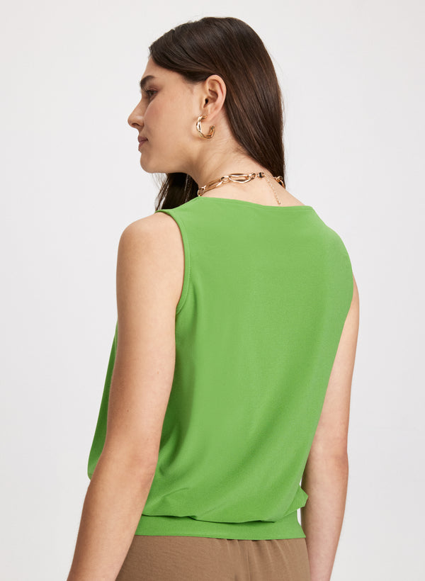 Laura V-Neck Solid Tank Top