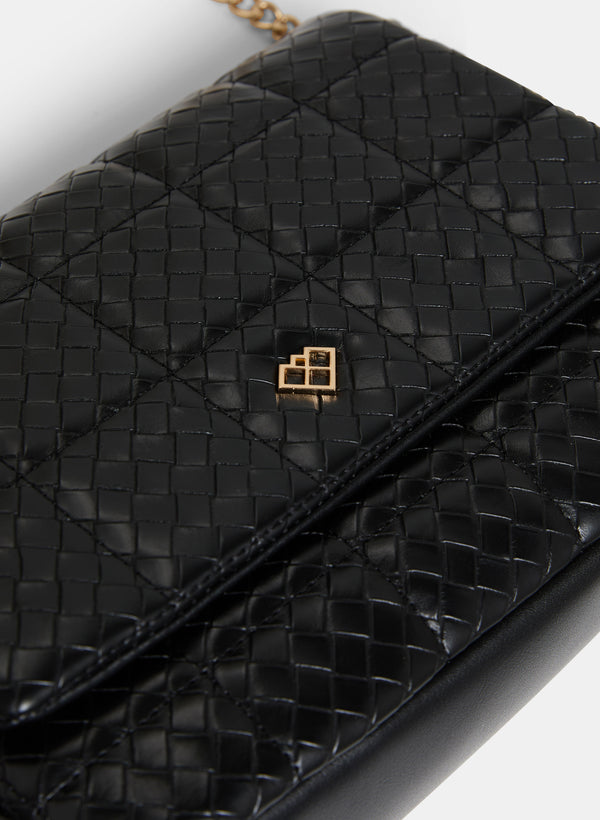 Laura Vegan Leather Crossbody Bag