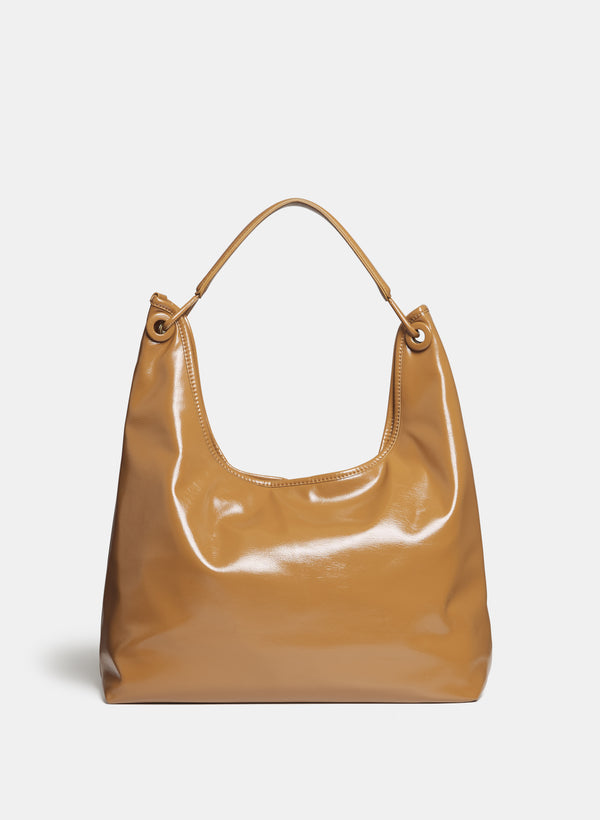 laura Vegan Leather Handbag & Pouch Set