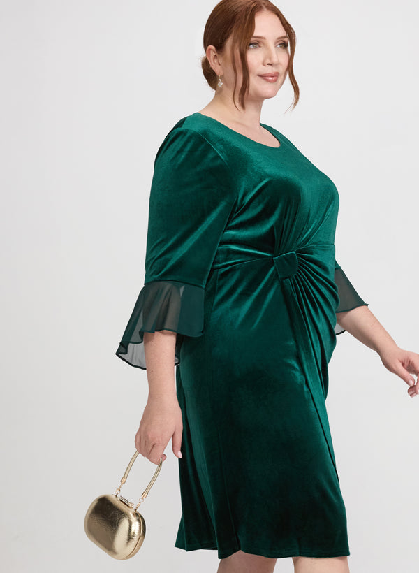 Laura Velvet Overlay Dress