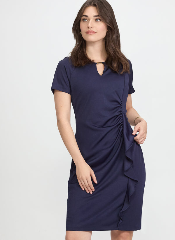 Laura Waterfall Flounce Dress