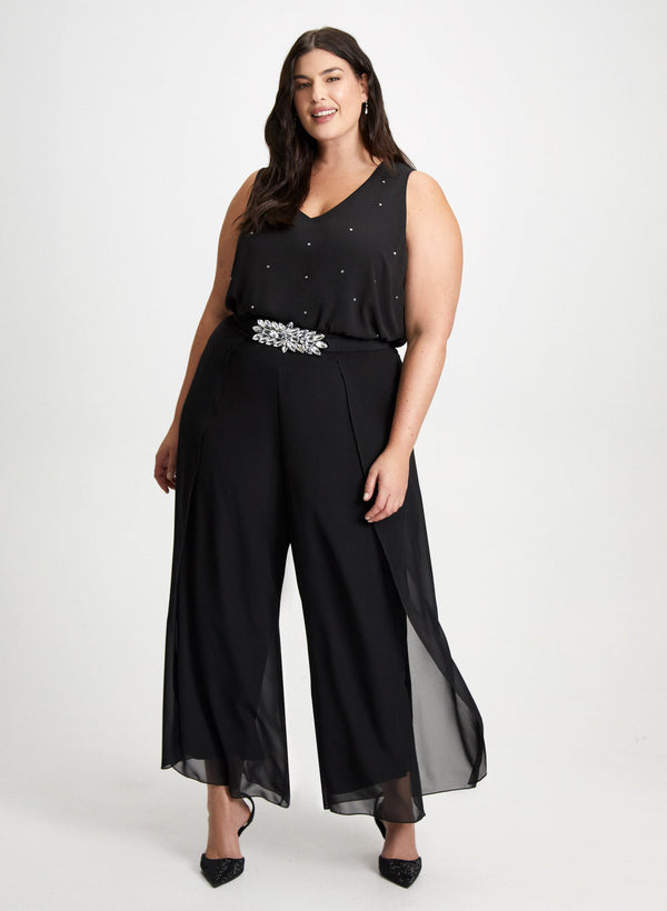 laura Wide Leg Chiffon Pants & Sleeveless Top