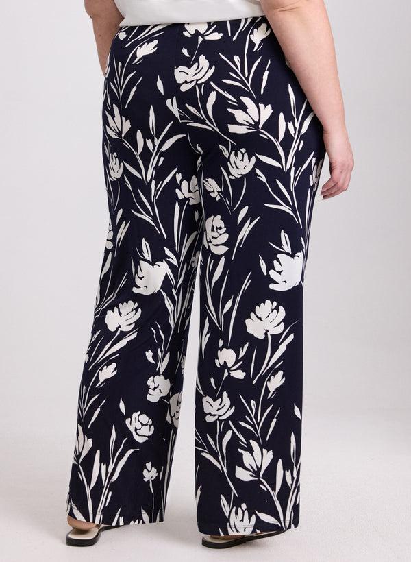 Laura Wide-Leg Floral Print Pants