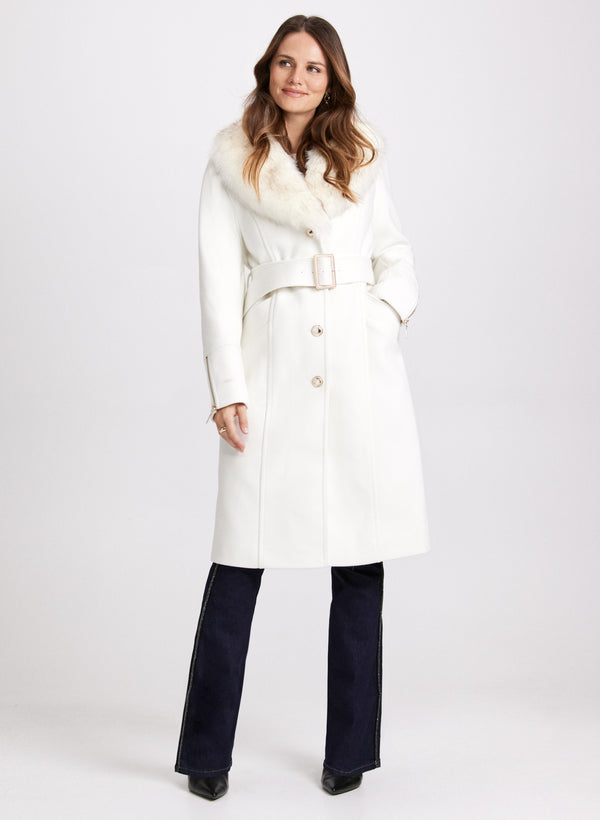 laura Wool-Blend Coat