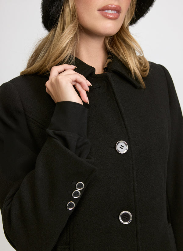 Laura Wool-Blend Coat