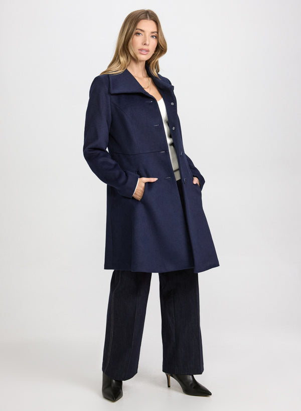 Laura Wool-Blend Coat