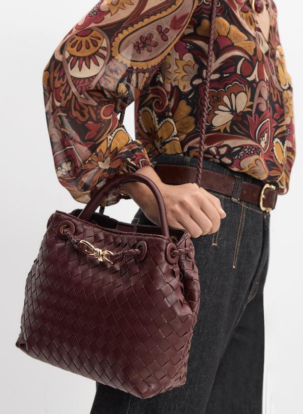 Laura Woven Handbag