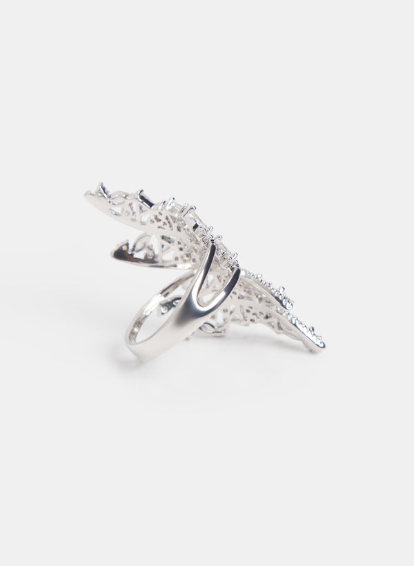 Laura Wrap-Around Cubic Zirconia Ring