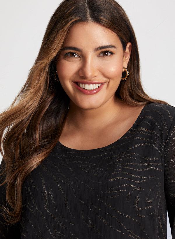 Laura Zebra Print Blouse