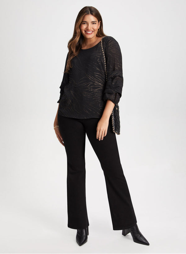 Laura Zebra Print Blouse