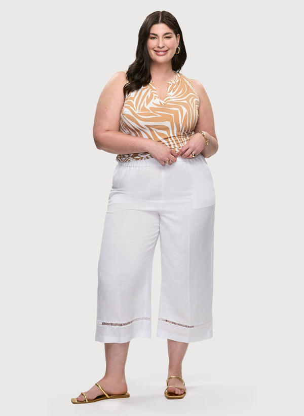 Laura Zebra Print Sleeveless Top