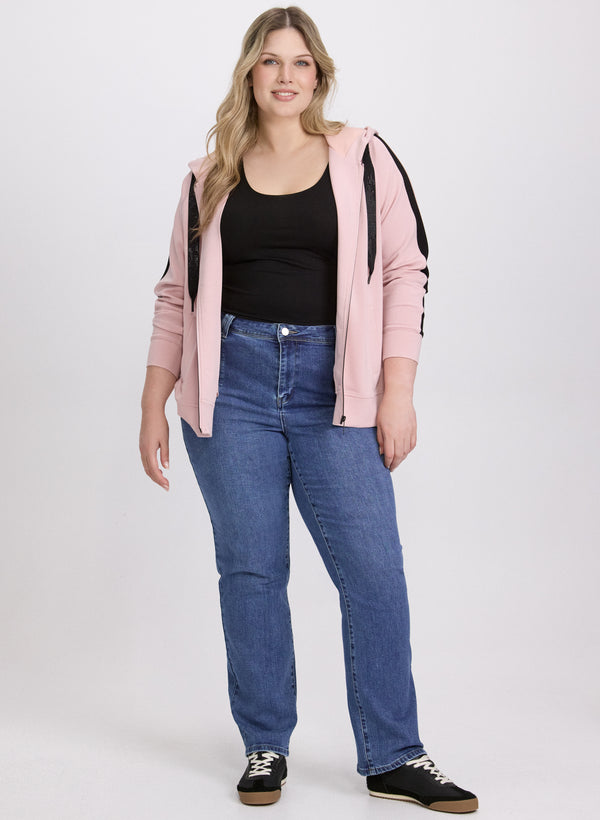 Laura Zip-Up Hoodie Top